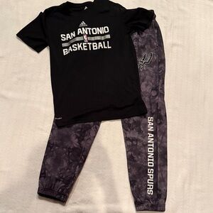 adidas Kids Joggers - Black Tie-Dye